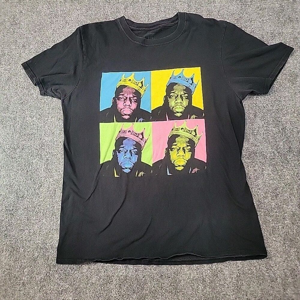 The Notorious BIG Shirt Mens L Black Life After Death Rap Hip Hop King Tee